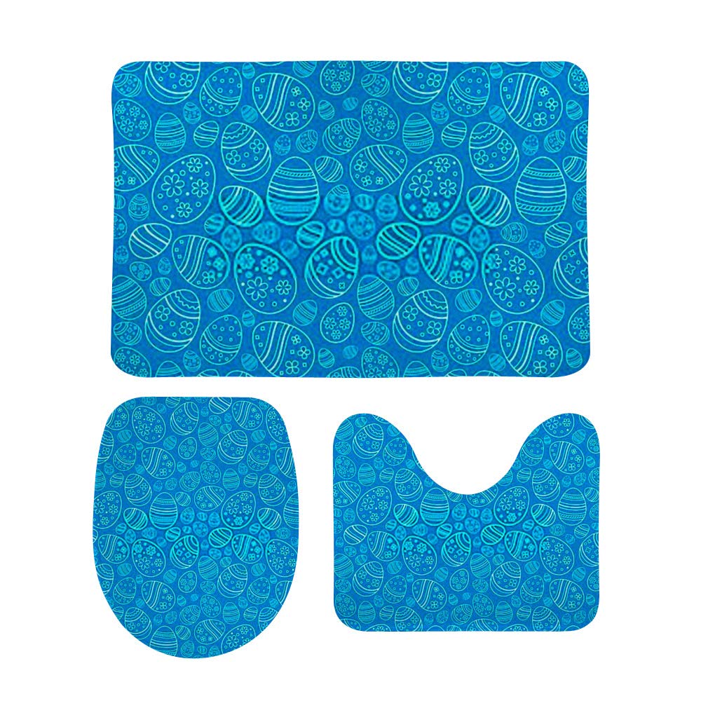 Tapis de bain en polaire antidérapant CHEHONG pour éviter les glissades au WC