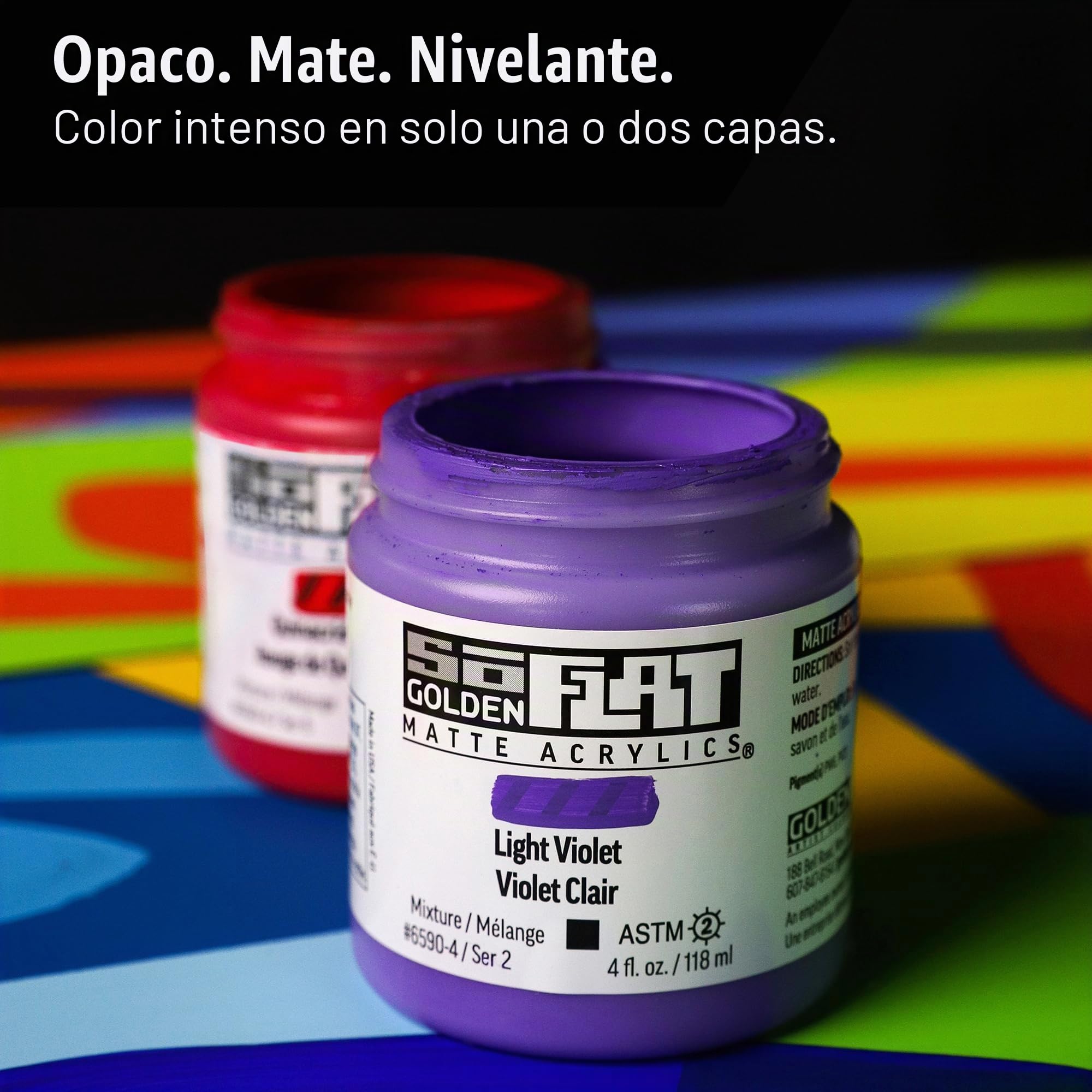 Golden Artist Colors SOFLAT MAT ACR 56.7 g ZING SET/6