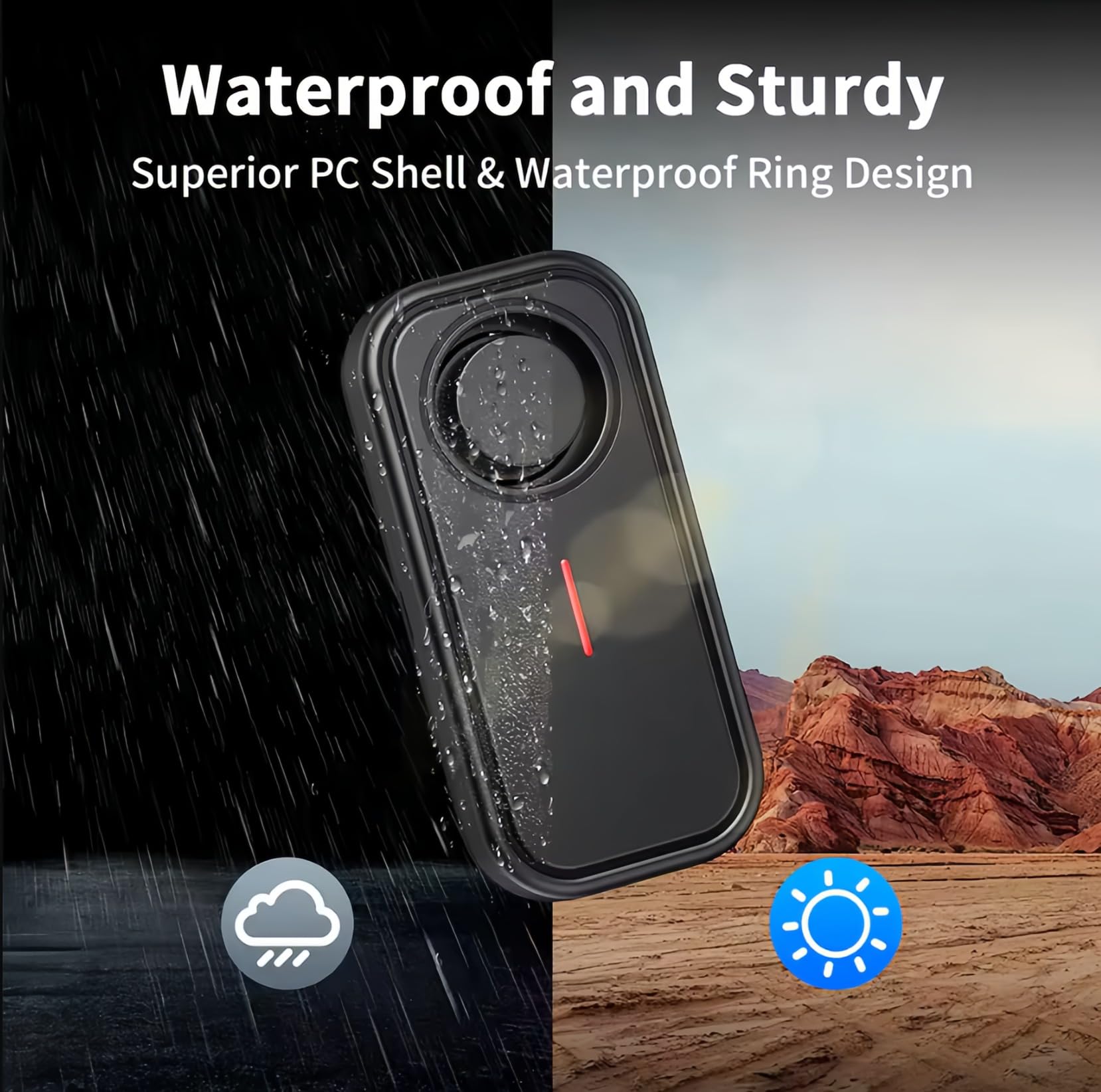 Mengshen Alarma Inalámbrica Vibración 2 Pack IP66 Alarma Impermeable Bicicleta Control Remoto 113 dB Sistema Seguridad Antirrobo Ruidoso Bicicleta Motocicleta Barco Bicicleta Eléctrica
