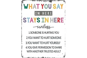Exclusive Counseling Office Wall Art - Confidentiality Poster - Social Worker Office...