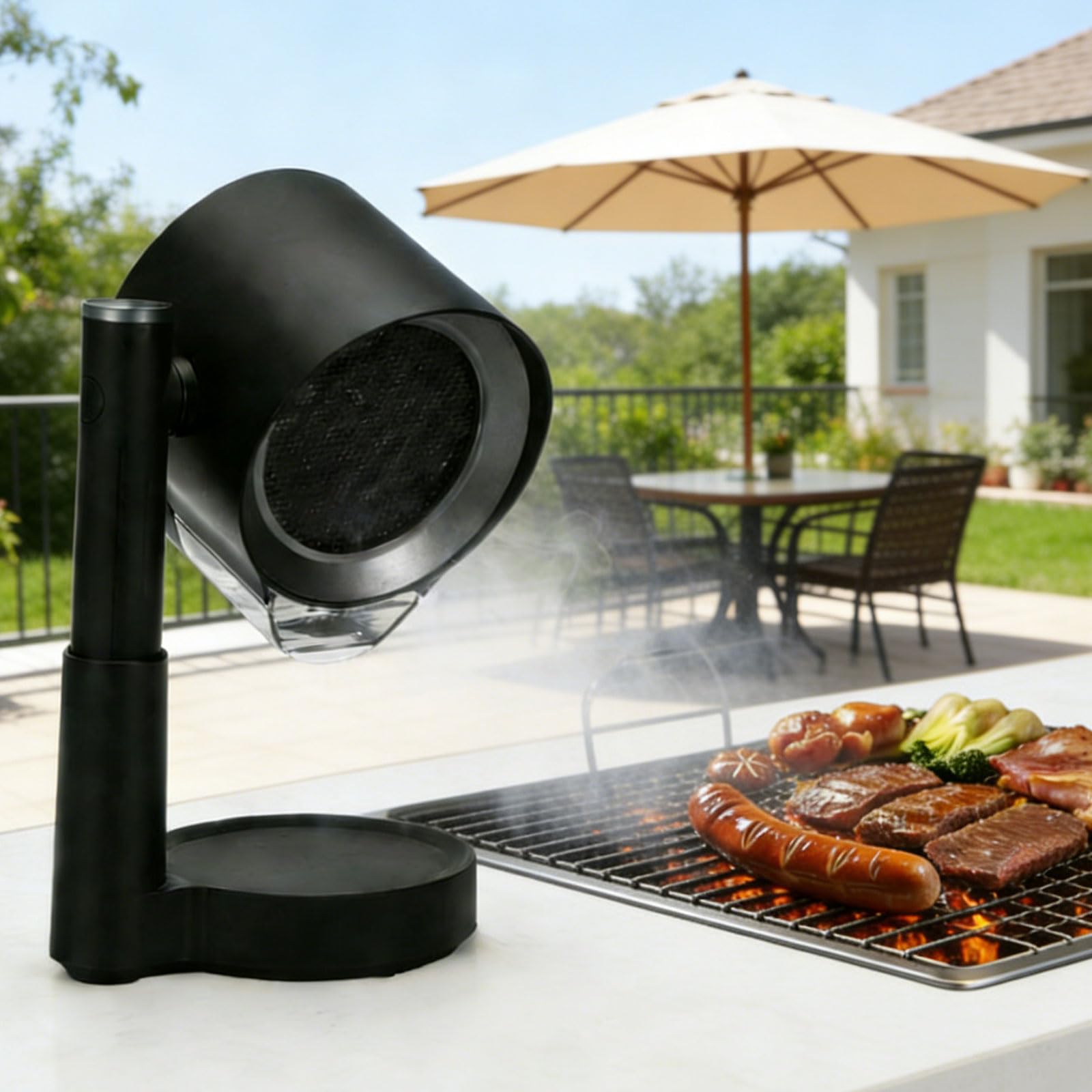 Mini hotte aspirante domestique portable avec filtres lavables