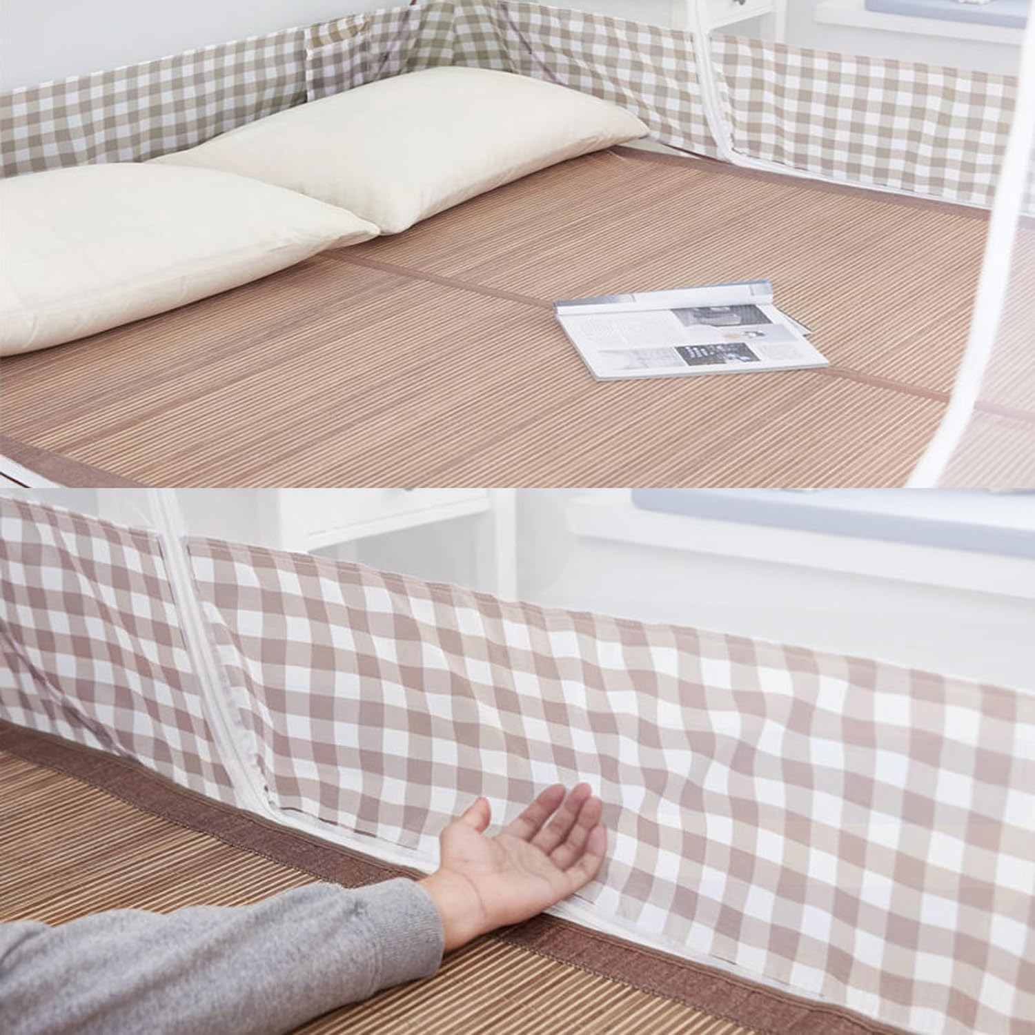 Mosquito Net Foldable Mosquito Net, Portable Pop-up Mosquito Net for Bedroom, Installation Mosquito Net(A,1.5 * 2.0m)