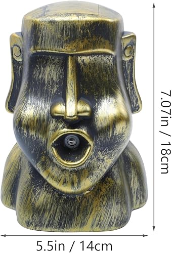 Miniatura 2 de Creative Moai Statue Diffuser Humidifier Aromatherapy Essential Oil Air Freshener for Home Bedroom Quiet Material with Auto Shut-Off and Hour