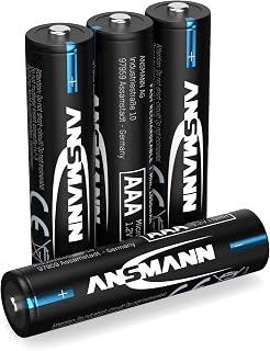 ANSMANN 4X Telefon Akku Micro AAA 800mAh 1,2V NiMH wiederaufladbar