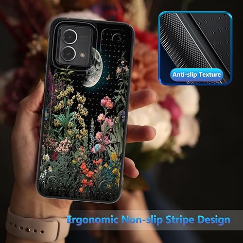 Miniatura 6 de Funda para Moto G Stylus 5G 2023 con protector de pantalla, a prueba de golpes, 2 en 1, parte trasera duradera de policarbonato duro texturizado y