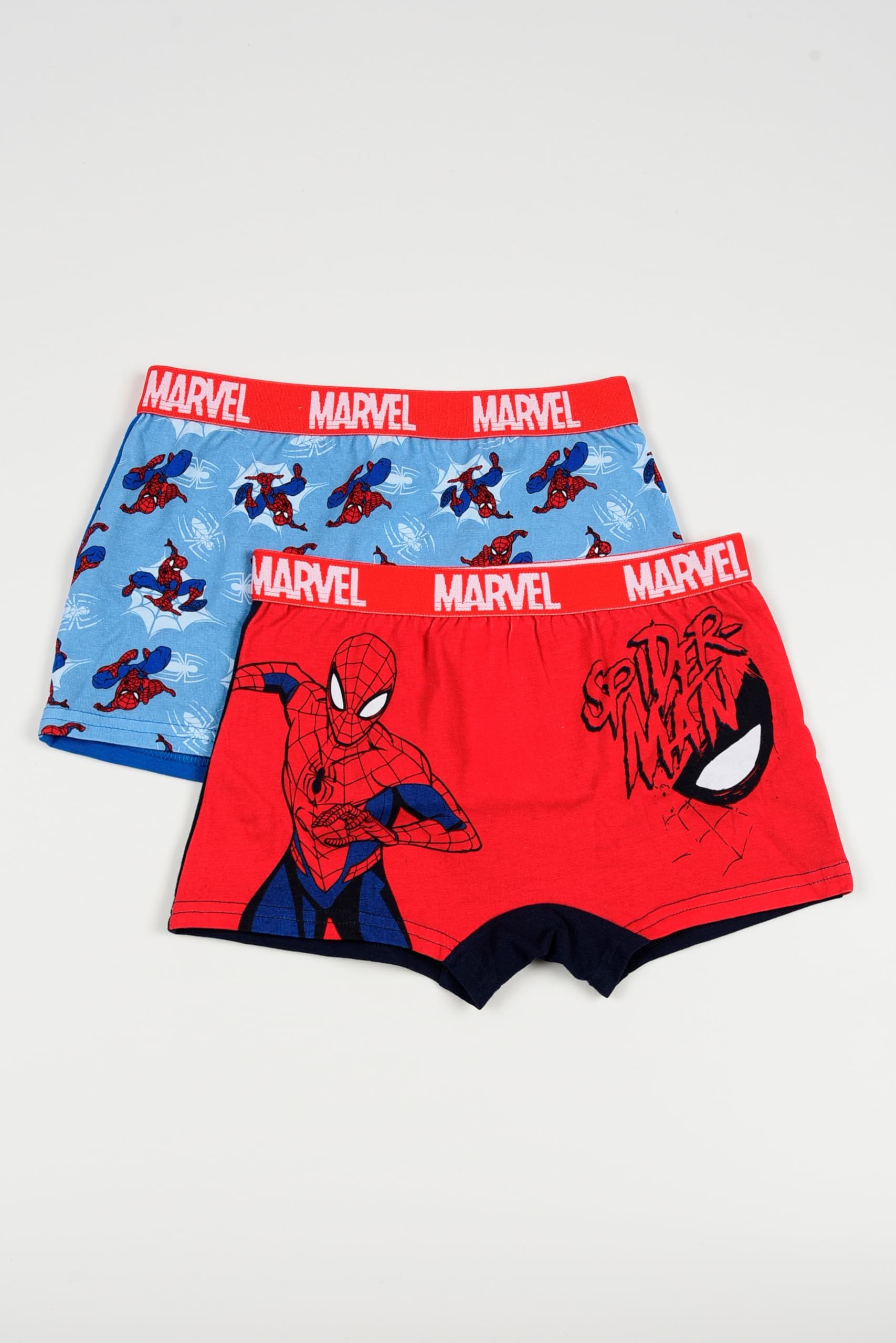 Spiderman Boxershorts 4er Pack Unterhosen, Slips, bequem, rutschen Nicht, Marvel Avengers, hoher Baumwollanteil, farbenfroh, Perfekter Sitz