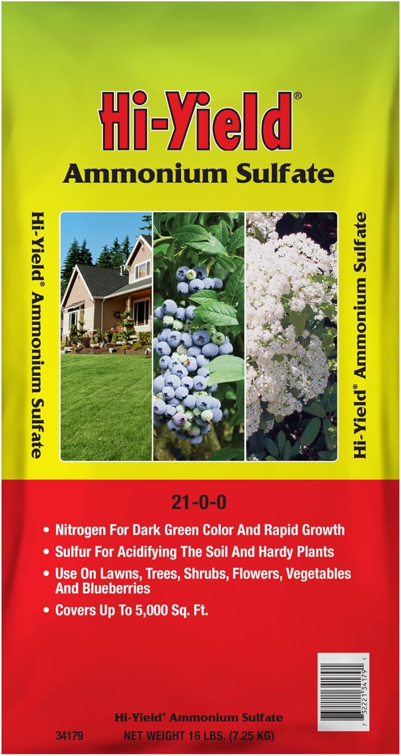 Hi-Yield (34179) Ammonium Sulfate 21-0-0 (16 lbs.)