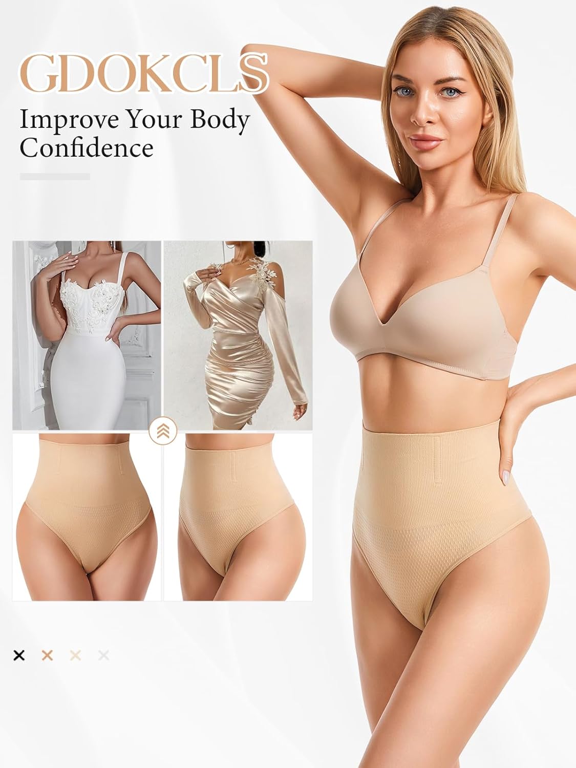 Tummy Control Thong Shapewear for Women Shaping Underwear Seamless Body Shaper Panties Girdle - Image 4