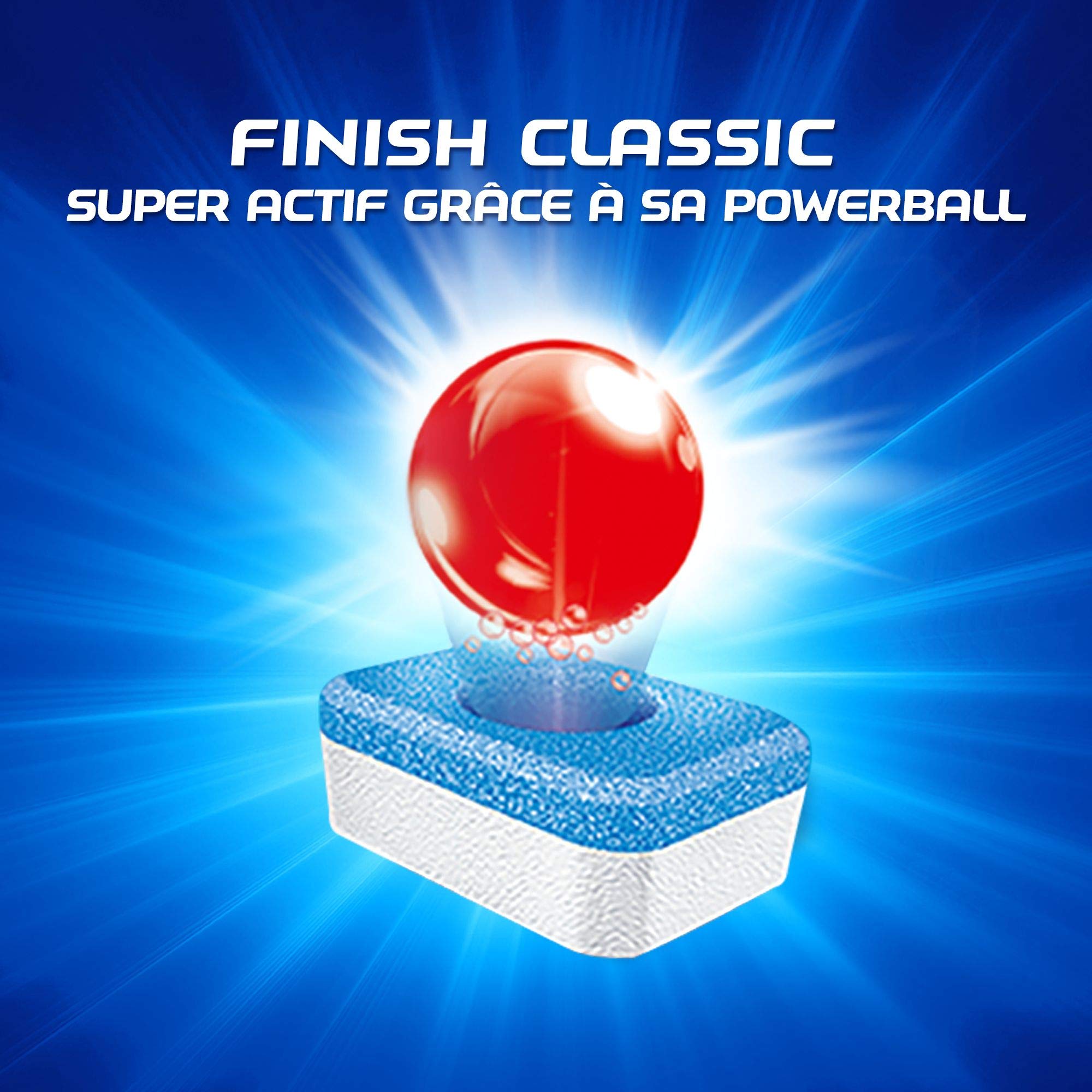 Finish Powerball Classic - Detersivo in pastiglie per lavastoglie, 3er Pack (3x 40 pastiglie)