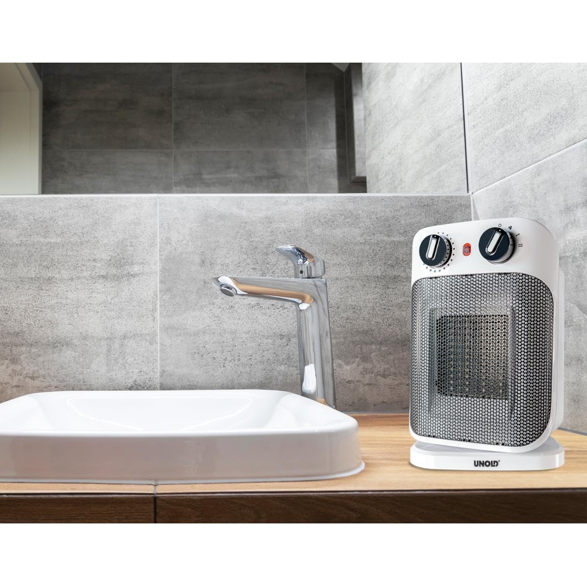 Unold Unol Keramik-Heizlüfter Bad IP21 Wh | 86460