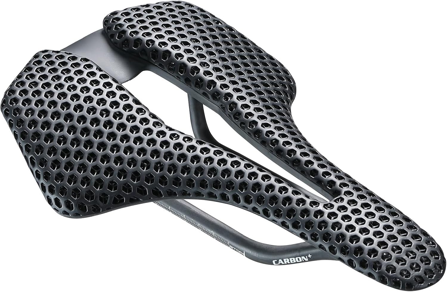 URTOPIA 3D Printed Bike Saddle, Ultra-Light Road Bike Seat with Full Carbon Fiber Shell, Comfortable, Breathable, Shock Absorbing, Ideal for MTB BMX Gravel Bicycle