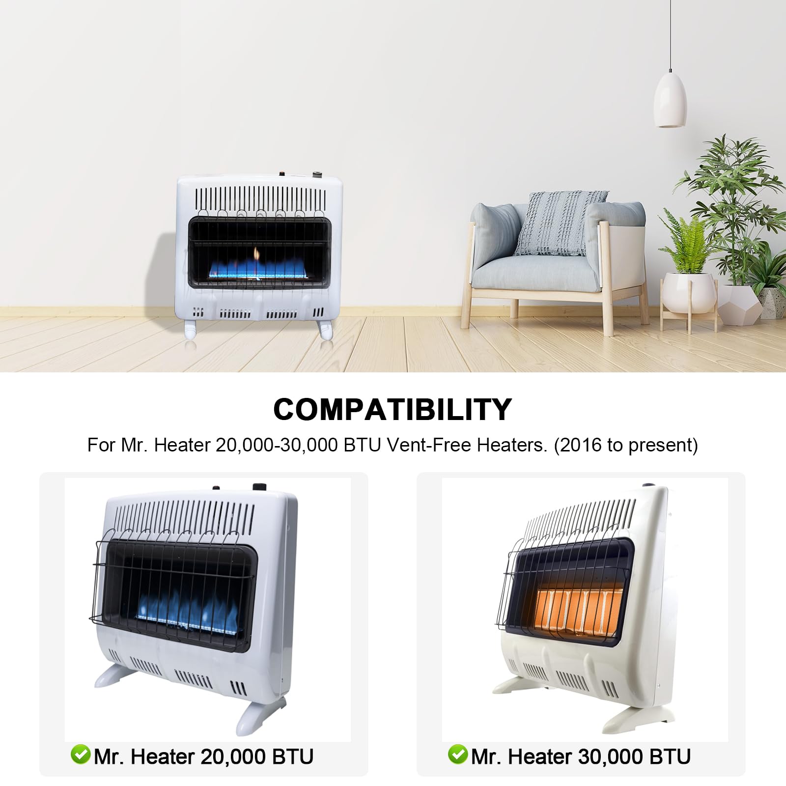 Hiorucet F299201 Blower Fan Kit For Mr Heater 30000 BTU