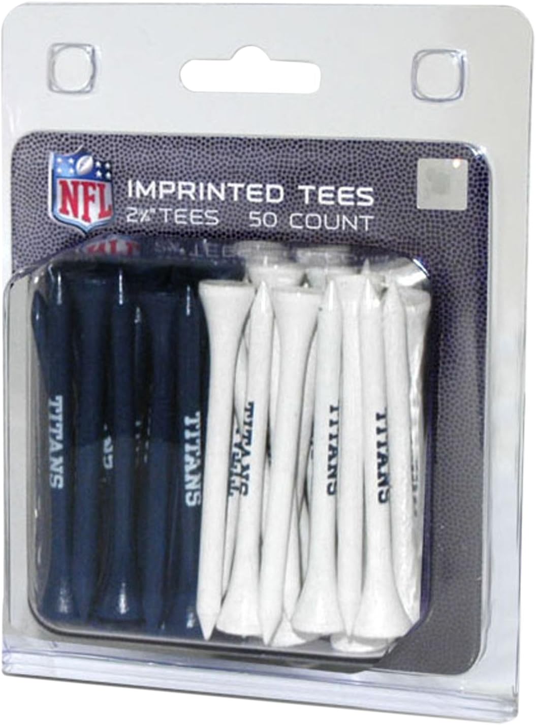 Team Golf NFL New York Giants Pack of 50 Golf Tees 2-3/4" Golf Tees, 50 Pack, Regulation Size, Multi Team Colors