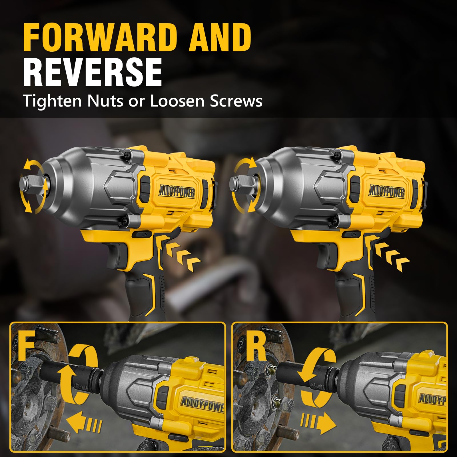 Cordless Impact Wrench - 1500 Ft-Lbs Torque -7