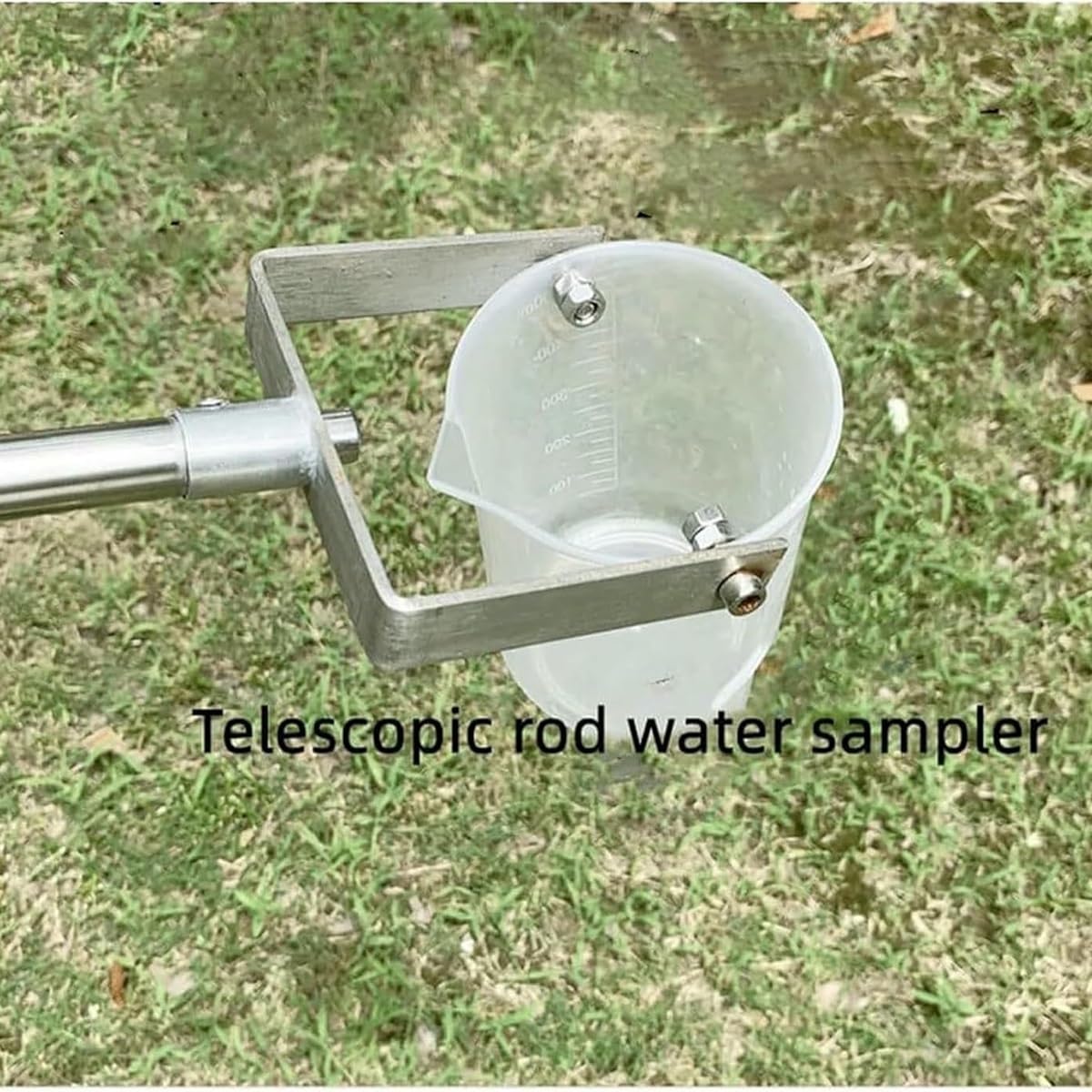 Water Sampler Dipper - Sistema telescopico in acciaio inox, capacità 500 ml, si estende da 1,11 m a 3 m per una raccolta efficiente dell'acqua