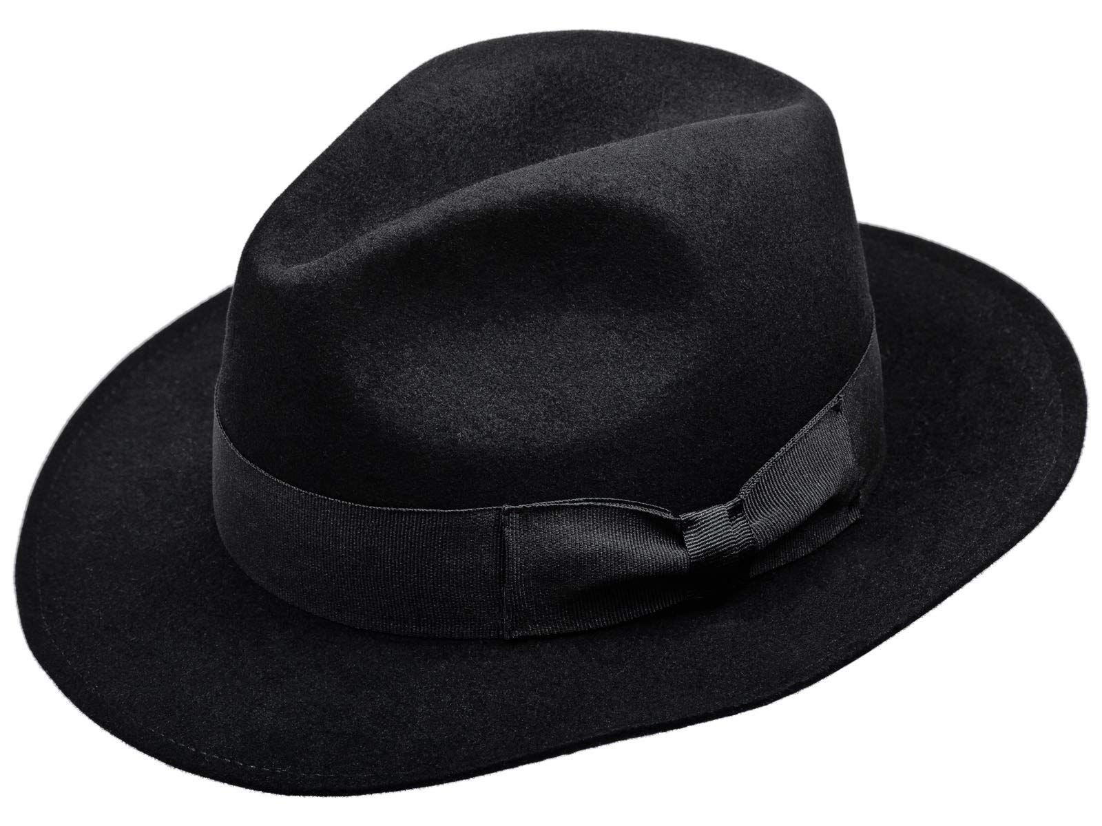 Sterkowski Kaninchenwolle Fedora Filzhut Vintage Bogart Hut