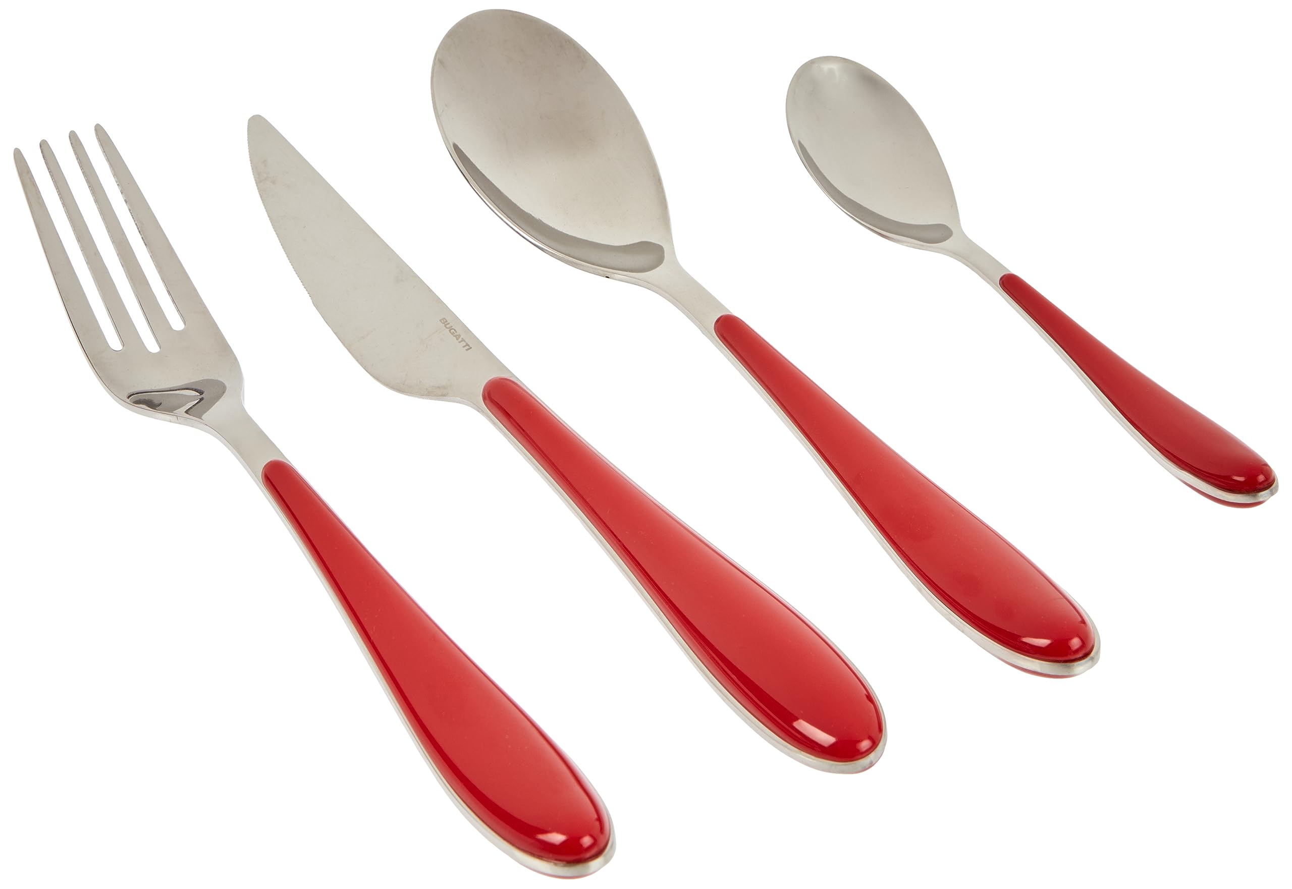 Bugatti Besteck-Set Gioia, 24-teilig, Rot