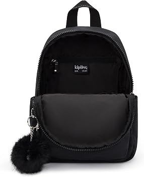 Kipling Zina black backpack Kipling ZINNA Black Backpack with Monkey Fob NEW | eBay main image 3