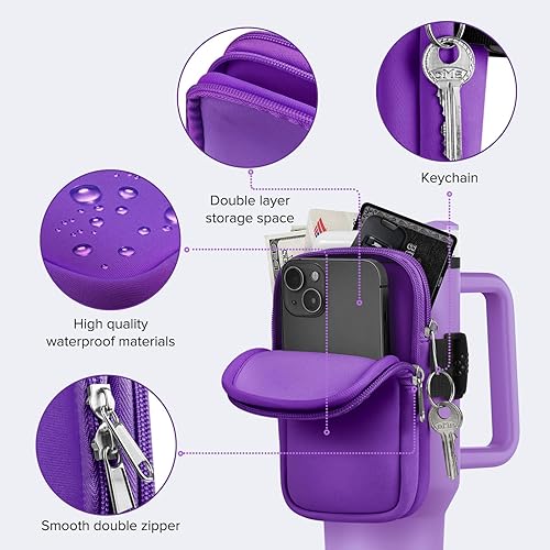 Miniatura 9 de RPMTUK Bolsa de botella de agua para Stanley Cup 40oz 30oz