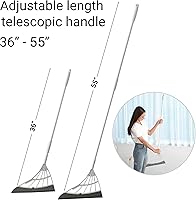 Vista 7 de Broombi con cabezal de escoba de repuesto adicional (gris)