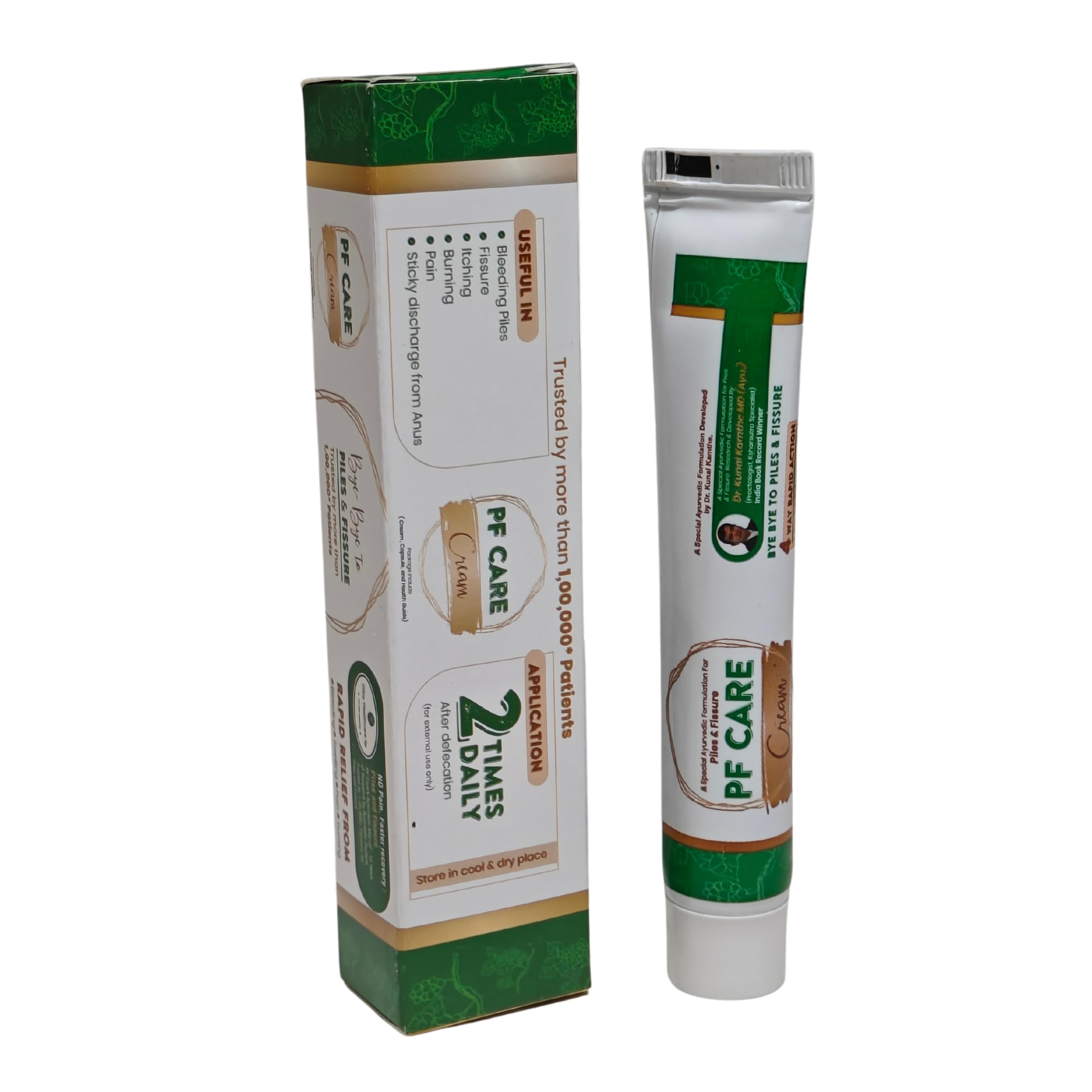 PF Care Cream | Ayurvedic Relief for Piles, Fissures & Hemorrhoids | Soothing Herbal Formula | 28g-image-8