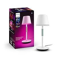 PHILIPS Hue White and Color Ambiance Lampada da Tavolo Hue Go Portable