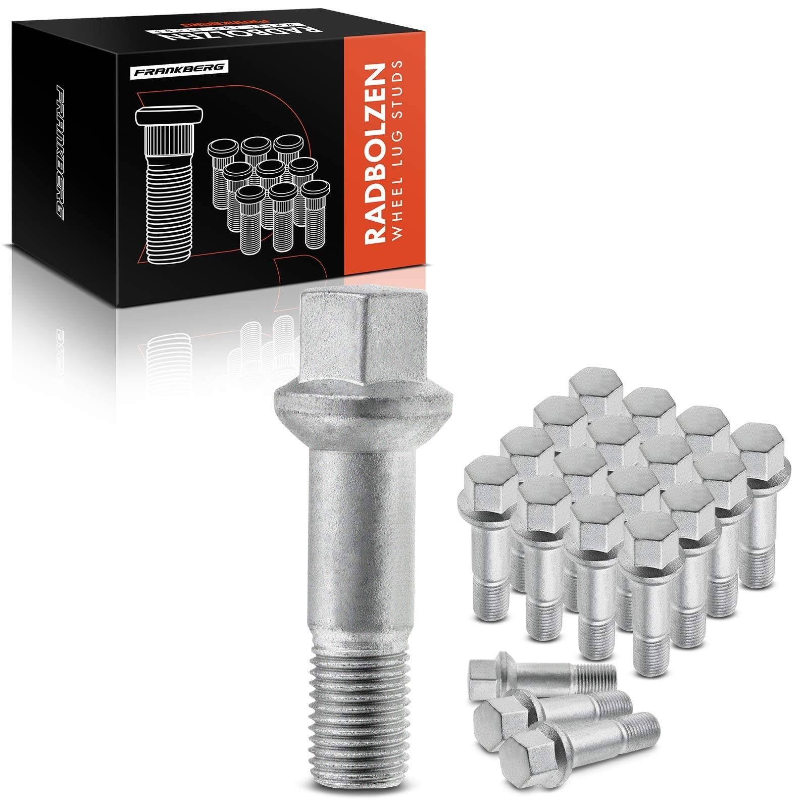 Frankberg 20x Bulloni per ruota Vite ruota M14x1.5 Compatibile con W461 W463 X164 X204 W164 V251 W251 W140 W220 C140 C215 1991-2025 A0009905307
