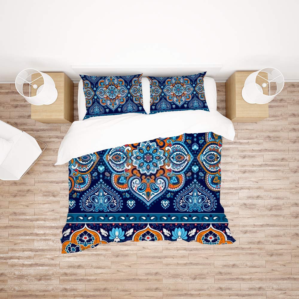 Parure de lit toutes saisons style vintage pour une chambre cosy et élégante