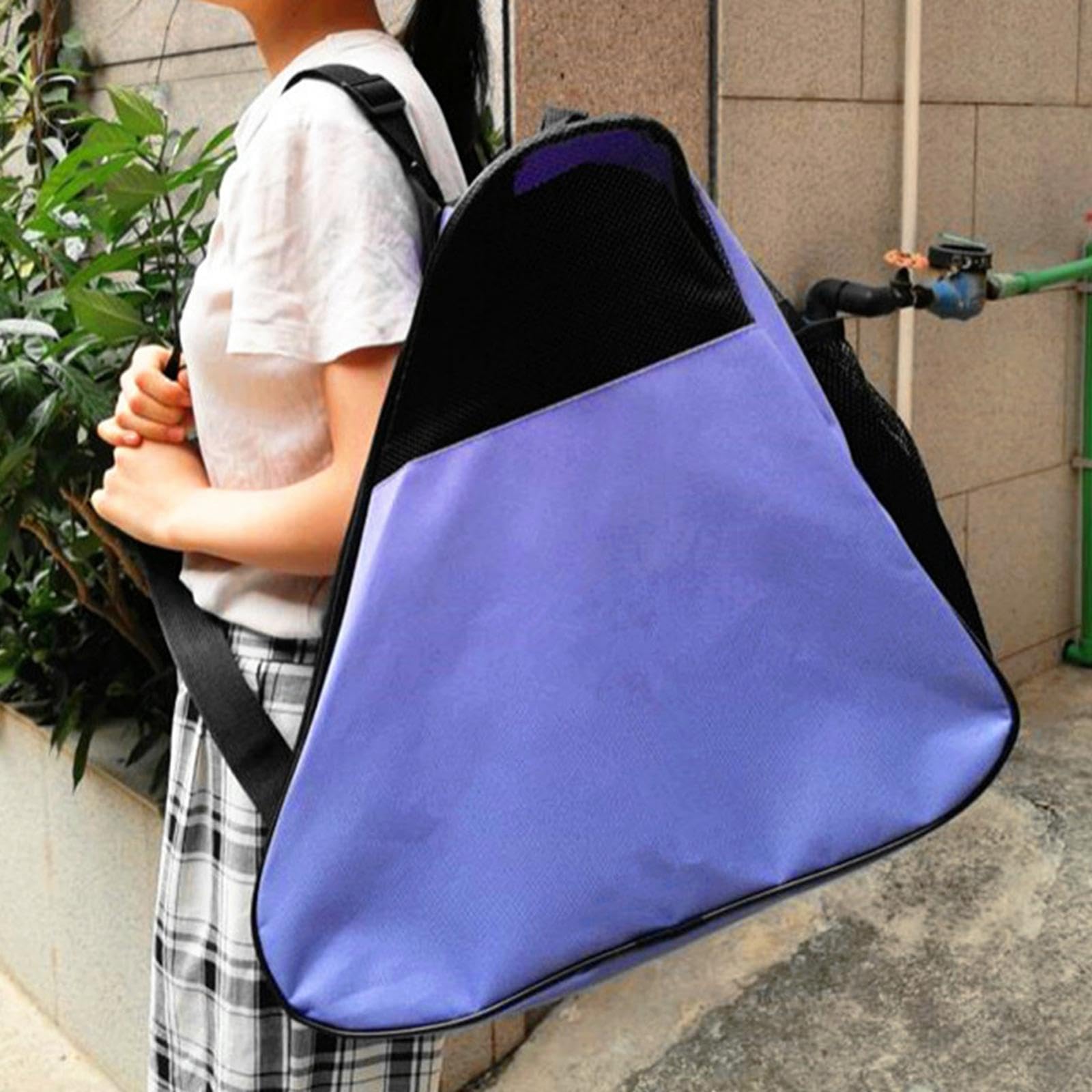perfk Borsa Pattini Rotelle Bambina in Tessuto Oxford, Borsa per Il Trasporto Di Scarpe Da Pattinaggio Con Maniglia E Tracolla Regolabile, Un Design a Tre Strati