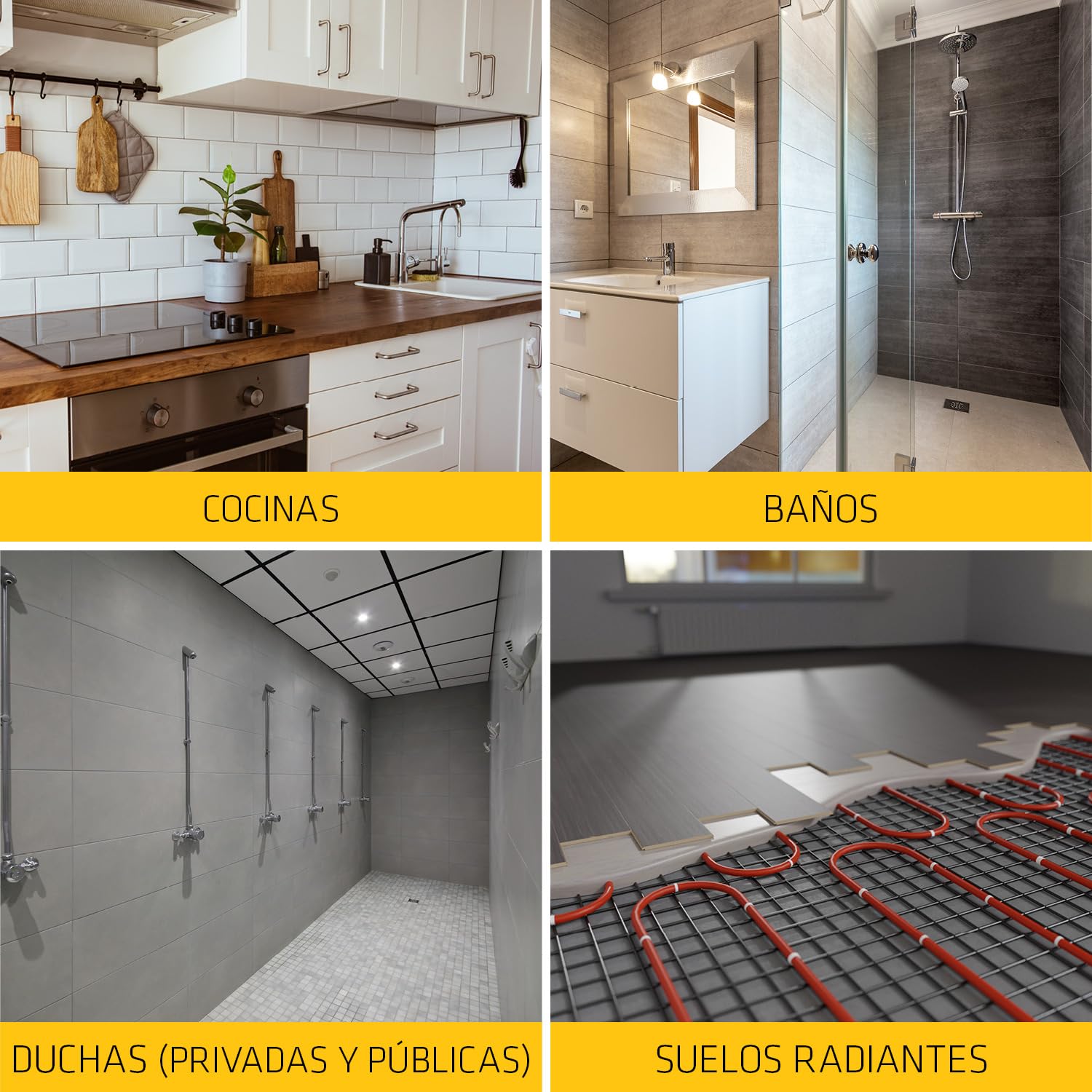 SIKA - Membrana impermeable - SikaCeram Sealing Membrane W - 1x30m | Membrana flexible de sellado y desacoplamiento - Impermeabilización bajo baldosas - Para paredes y suelos en zonas húmedas