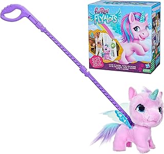 FurReal Flyalots Flitter My Alicorn Plush Interactive Pet Toy, Unicorn Toys, Animatronic Pet Toy for Kids Ages 4+, Toys for 4 Year Old Girls