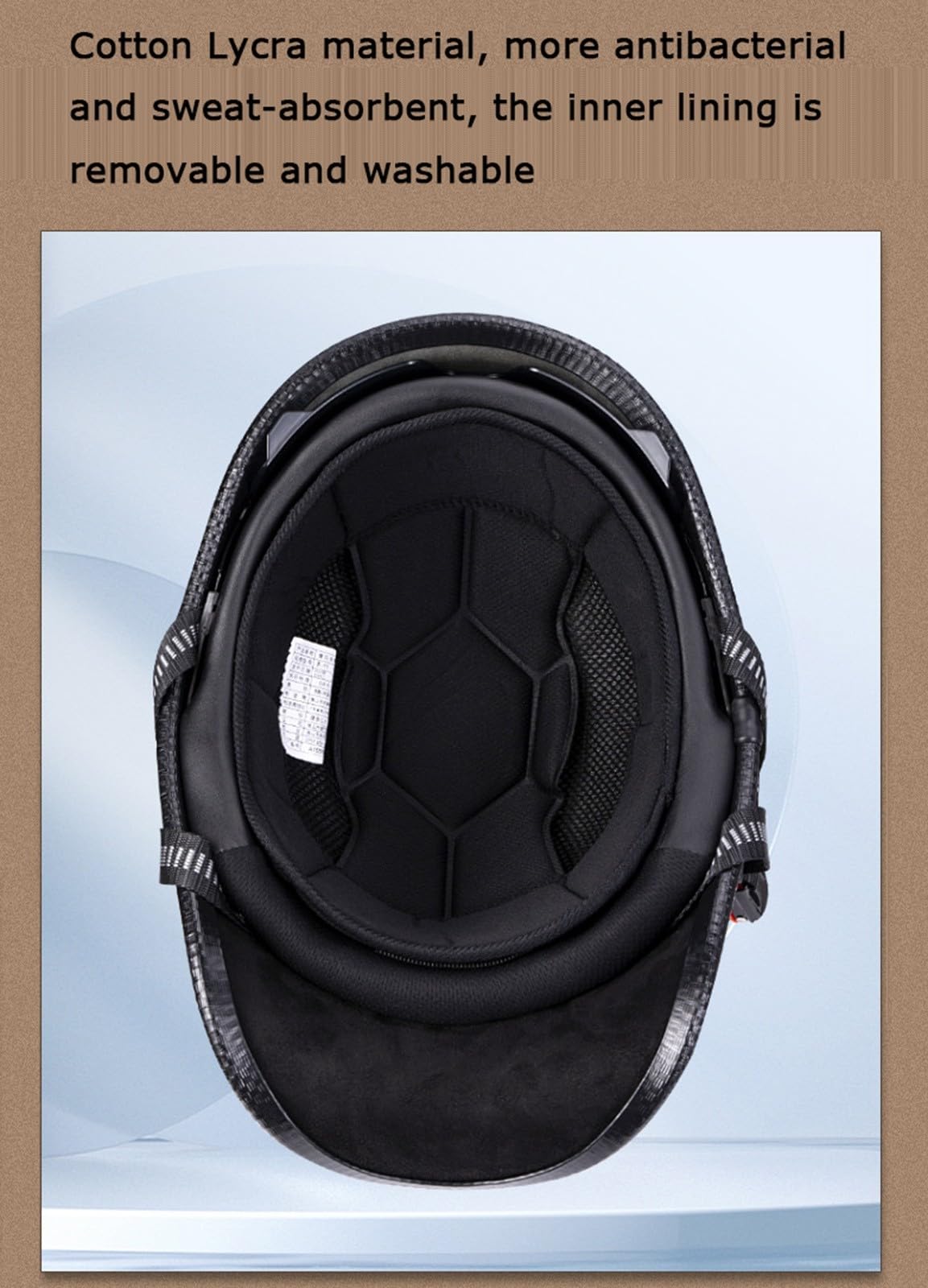 Mezzo Casco Moto Retro Casco Jet Aperto Cappellino Da Baseball Scooter Caschi Motorino Vintage Casco Scodella Mezzo Casco Portatile Estivo Per Uomo E Donna,Certificato ECE