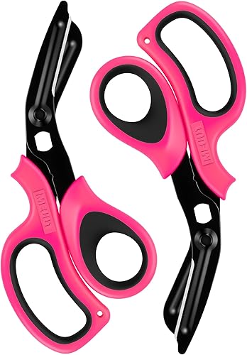 Miniatura 12 de MEUUT Paquete de 2 tijeras de vendaje para trauma, suministros médicos con tijeras médicas resistentes de 8 pulgadas para trabajadores de EMT