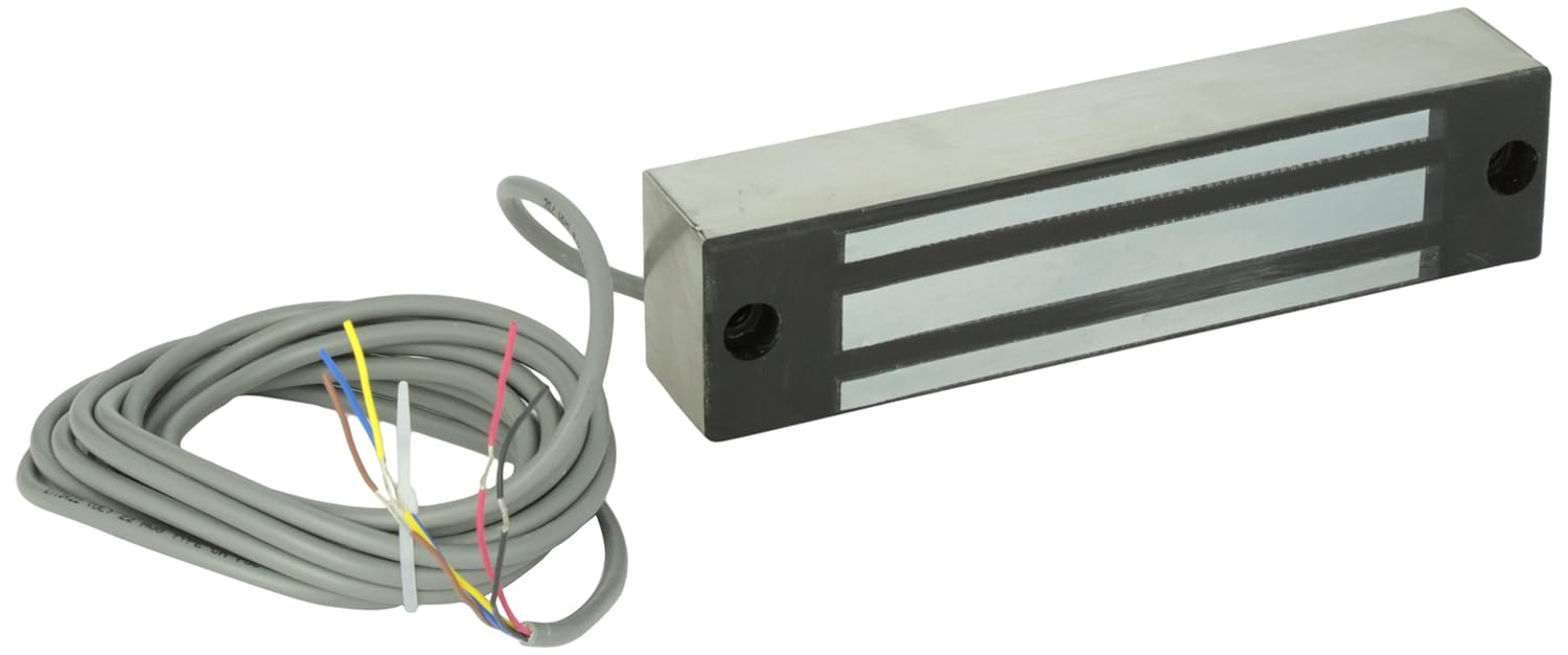 Securitron M32FD 600 lbs Holding Force Magnalock, Face Mount, Door Position Switch, 300mA at 12V DC, 150mA at 24V DC