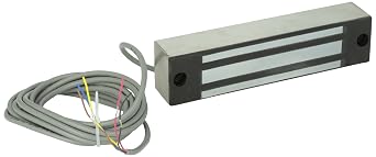 Securitron M32FD 600 lbs Holding Force Magnalock, Face Mount, Door Position Switch, 300mA at 12V DC, 150mA at 24V DC