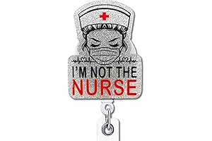 I'm Not The Nurse Retractable Badge Reel