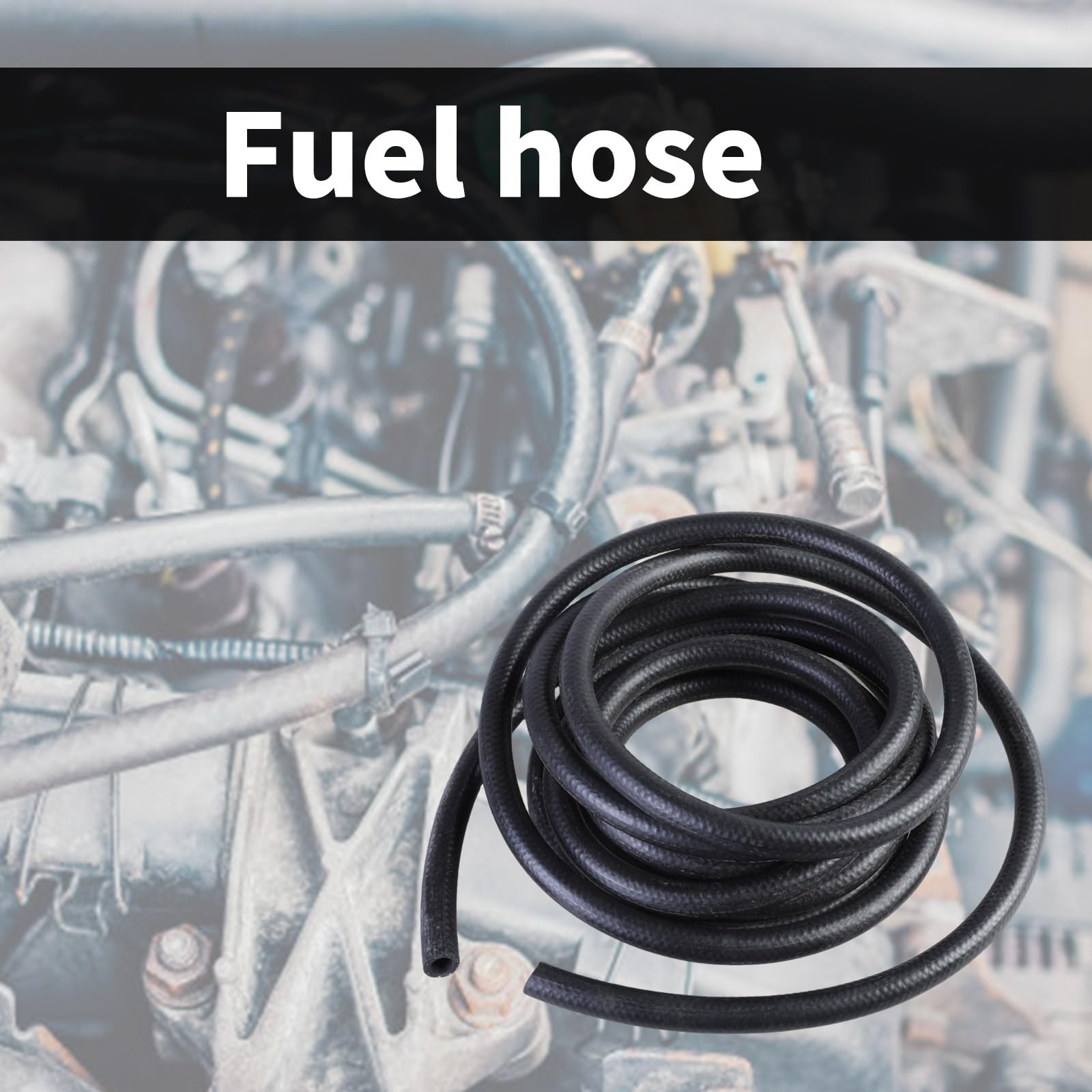 Tubo Flessibile per Carburante in Gomma per impieghi gravosi da 20 Piedi garantisce Trasmissione e Stabile del Carburante per Un trasferimento Stabile nei Piccoli Motori