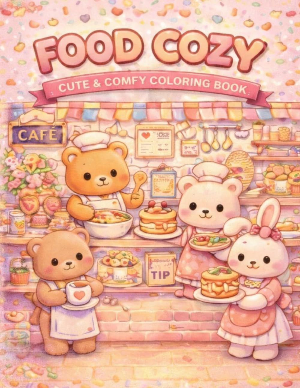 FOOD COZY!: CUTE AND COMFY COLORING BOOK!