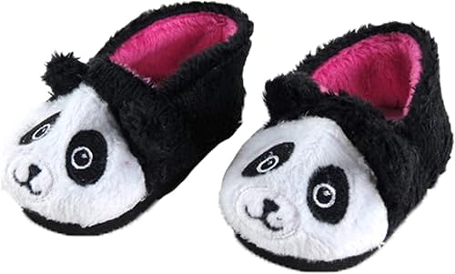 American Fashion World Pantuflas Panda para muñecas de 14 pulgadas | Calidad premium y diseño moderno | Zapatos de muñeca | Moda de calzado para