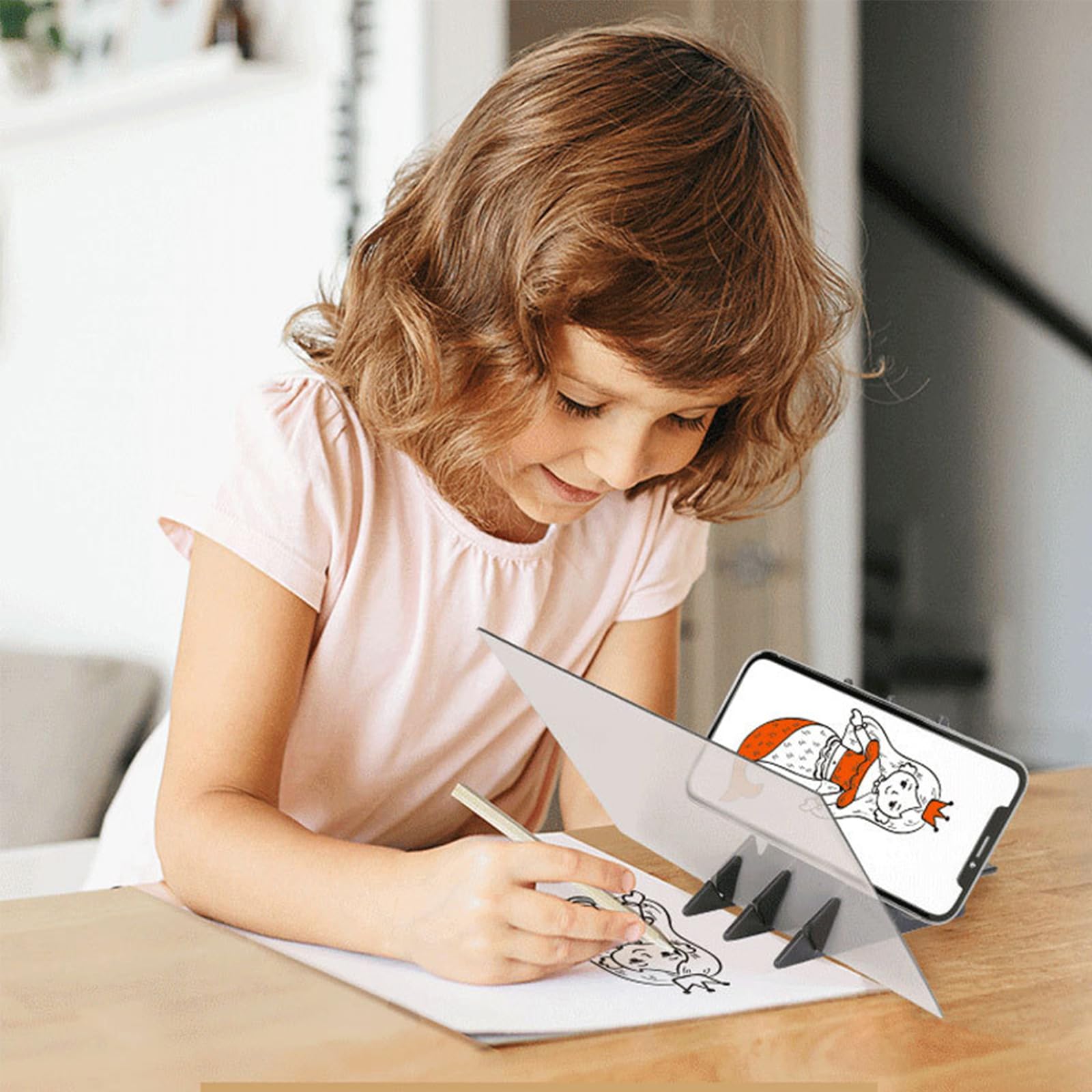 1 Set Tavolo Da Disegno Ottico, Specchio Per Disegnare, Tavolo da Disegno per Immagini Ottiche, Tavolo da disegno Copia, Tavola Da Pittura Ottica Per Bambini Principianti Artisti