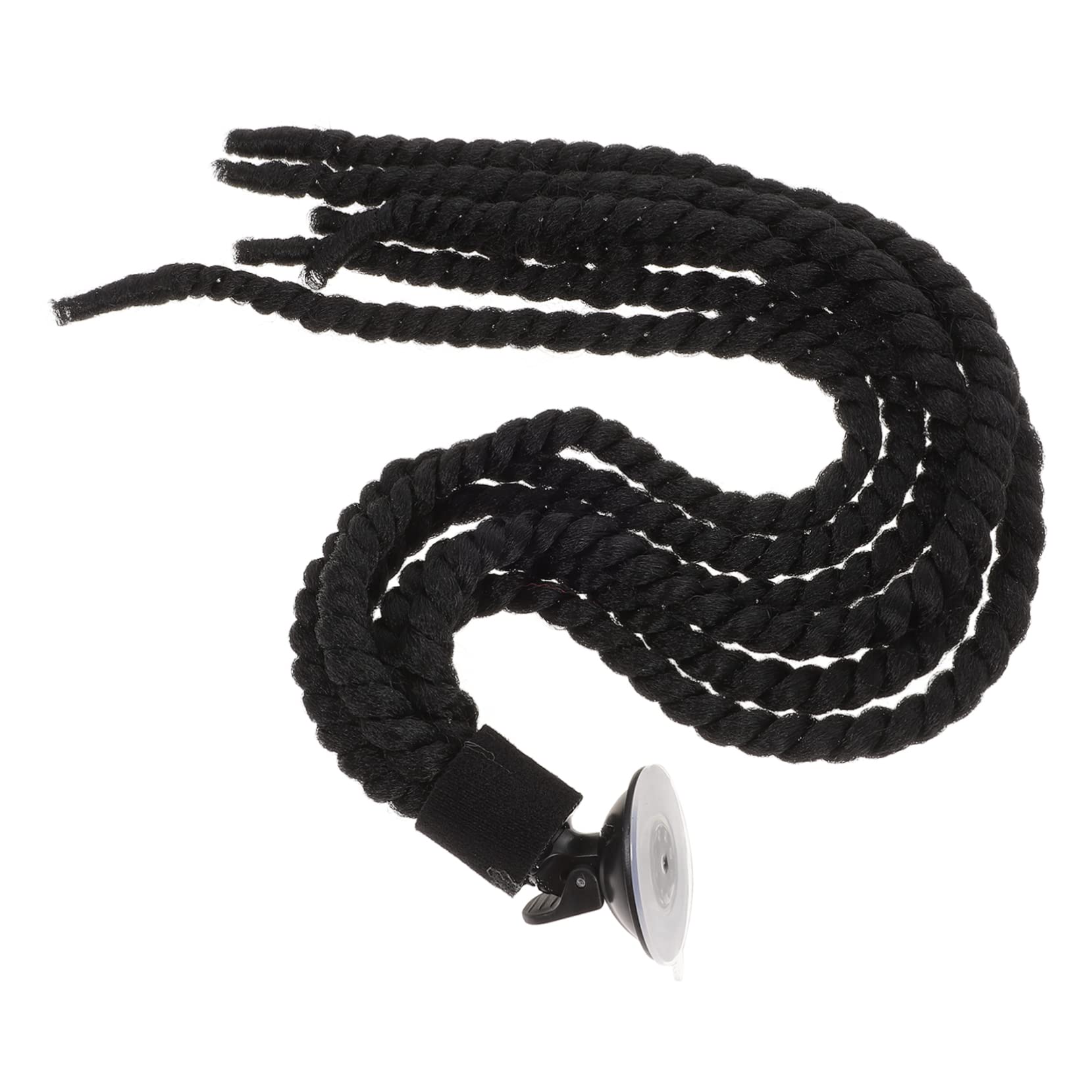 Adorno trenzado para casco resistente al calor con ventosa reutilizable 8