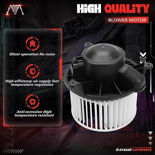 Miniatura 4 de MAYASAF 700101 Conjunto de motor de soplador HVAC para Chevy (GMC) Silverado 1500/2500 (HD)/3500 Classic, Sierra 1500 (HD)/2500 (HD)/3500, para