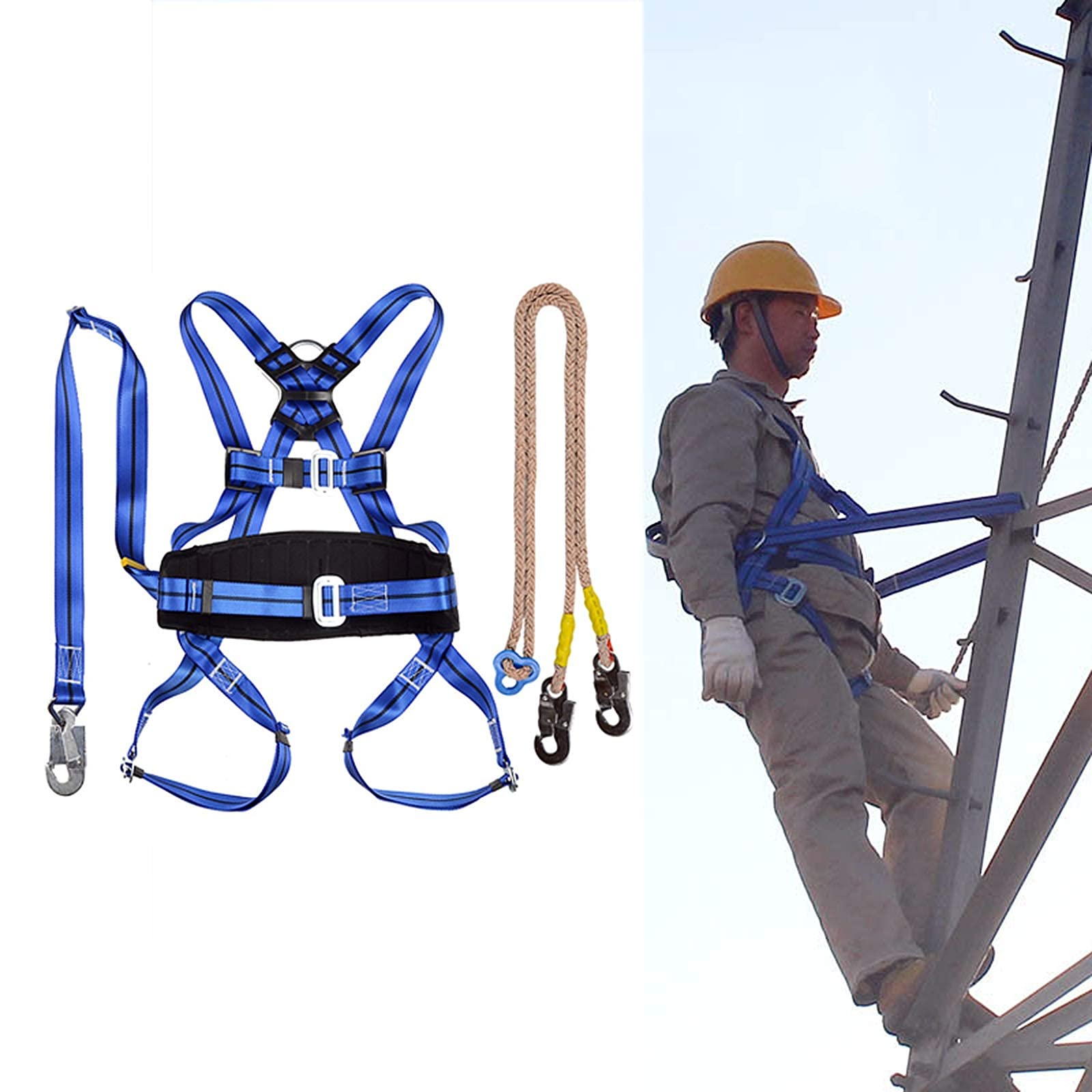 Buy Safety Fall Arrest Harness, Full Body Safety Harness with