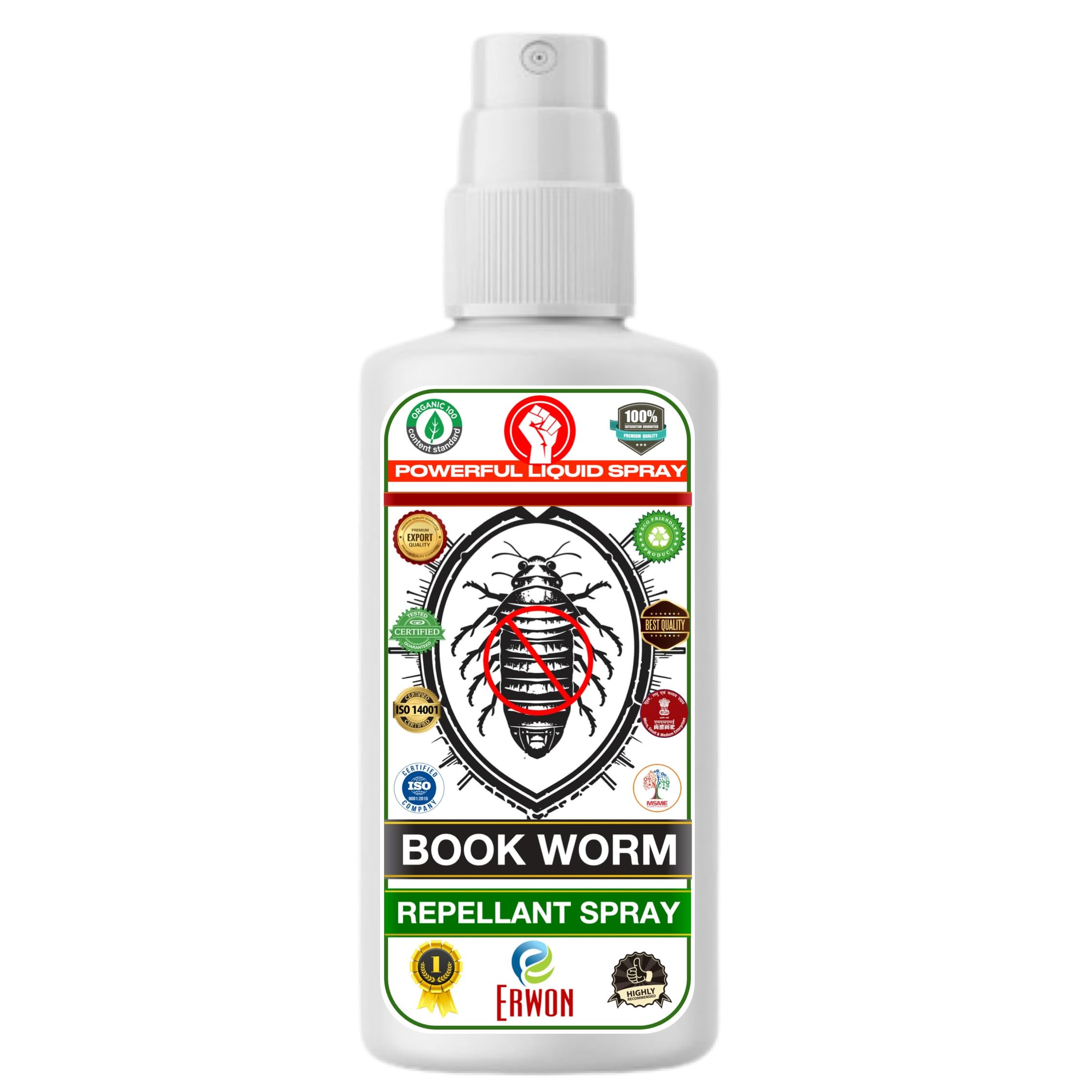 Erwon® Book Worms Repellants Liquid Spray, Removes book worms instantly and prevents further infections | Natural Herbal Formula I Non-Toxic, and Biodegradable | Irritant-Free. (500 ml) (B0D8VRL6J7) Amazon Price History, Amazon Price Tracker