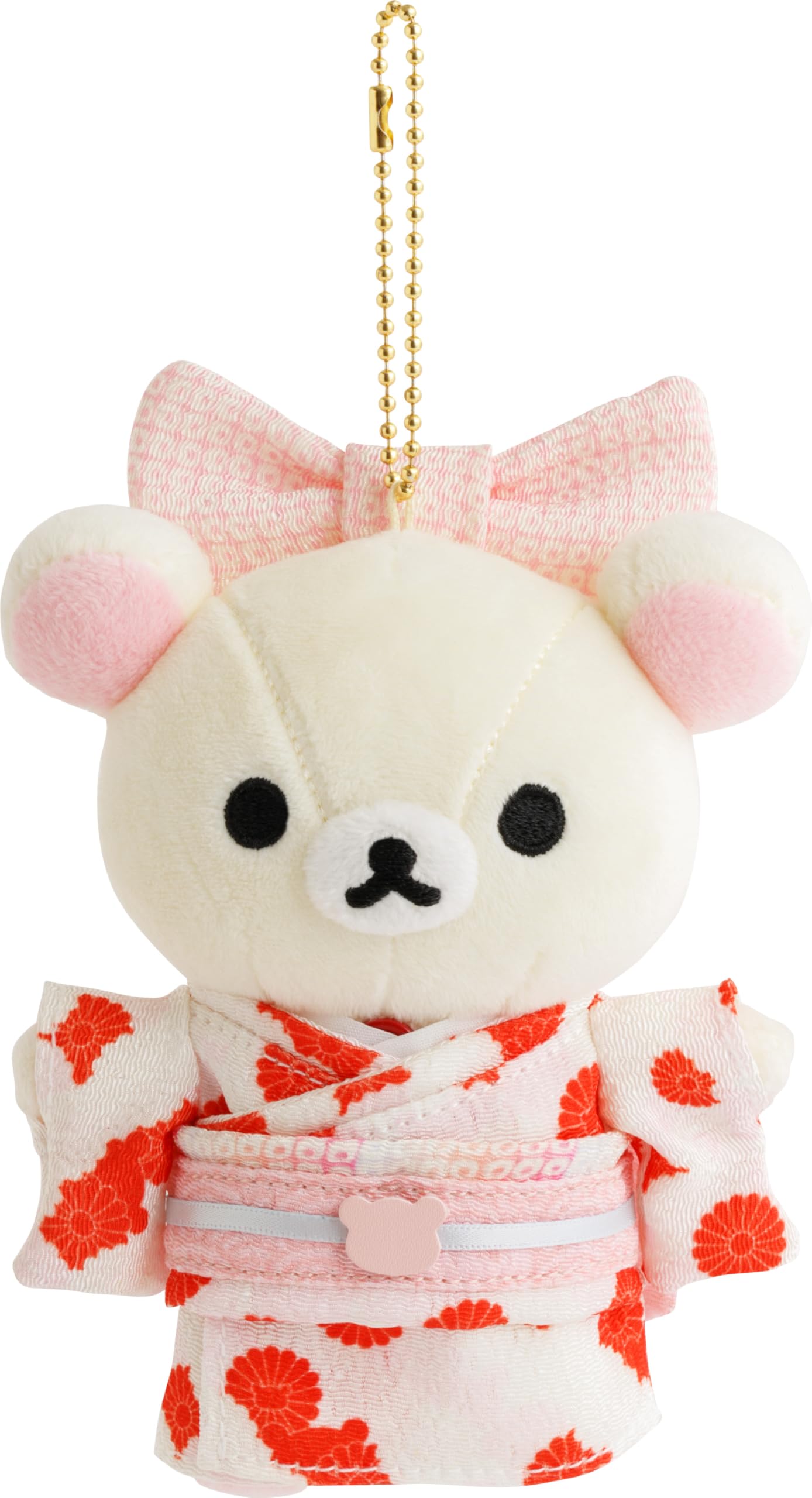 San-X MV57401 Rilakkuma Kimono Series Hanging Plush, Korilakkuma (Kimono), Total Height Approx. 4.9 inches (125 mm)