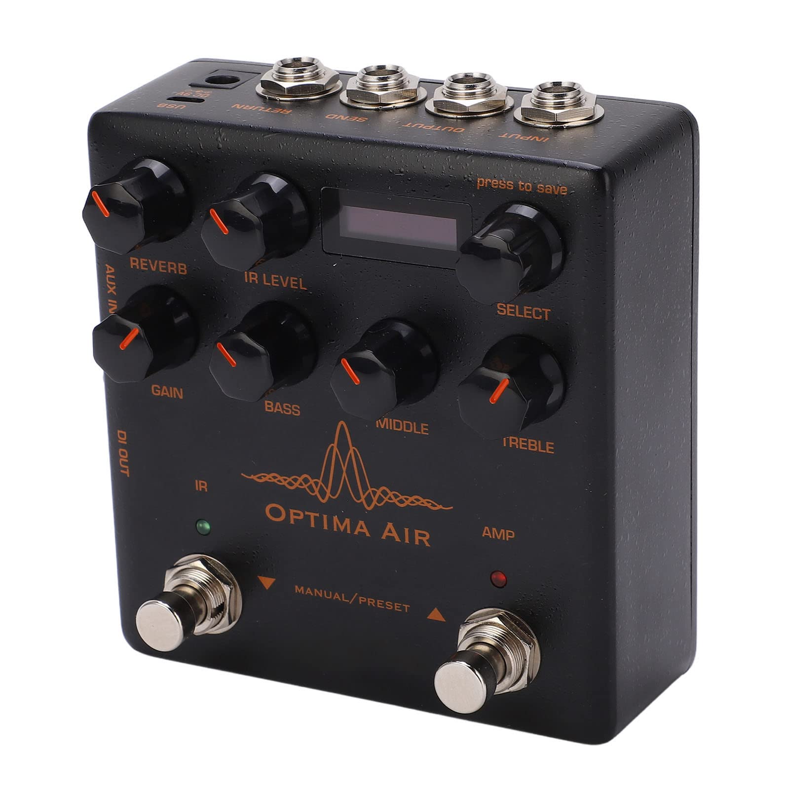 Buy Dual Switch Guitar Simulator, Preamp IR Loader Metal Guitars Pedal