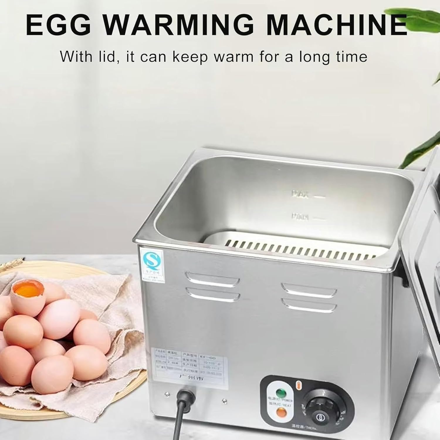 Poached Egg Cooker,60pcs Large Capacity Egg Boiler,Hot Spring Egg Maker,Automatic Half-Boiled Egg Soft-Boiled Egg Machine-
