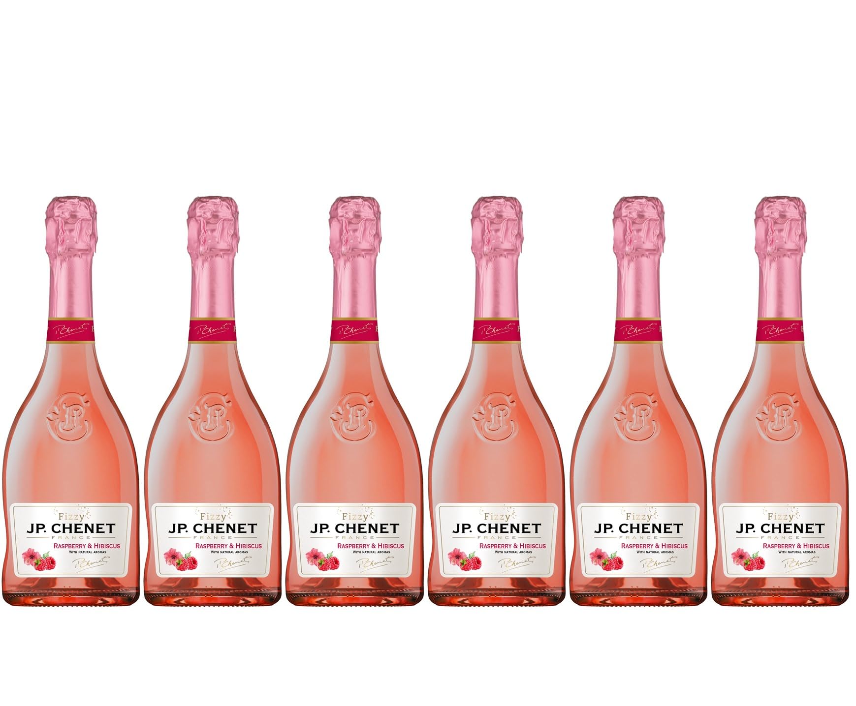JP Chenet - Fizzy Raspberry and Hibiscus, Sparkling Wine, Natural Aromas (6 x 0,75 L)