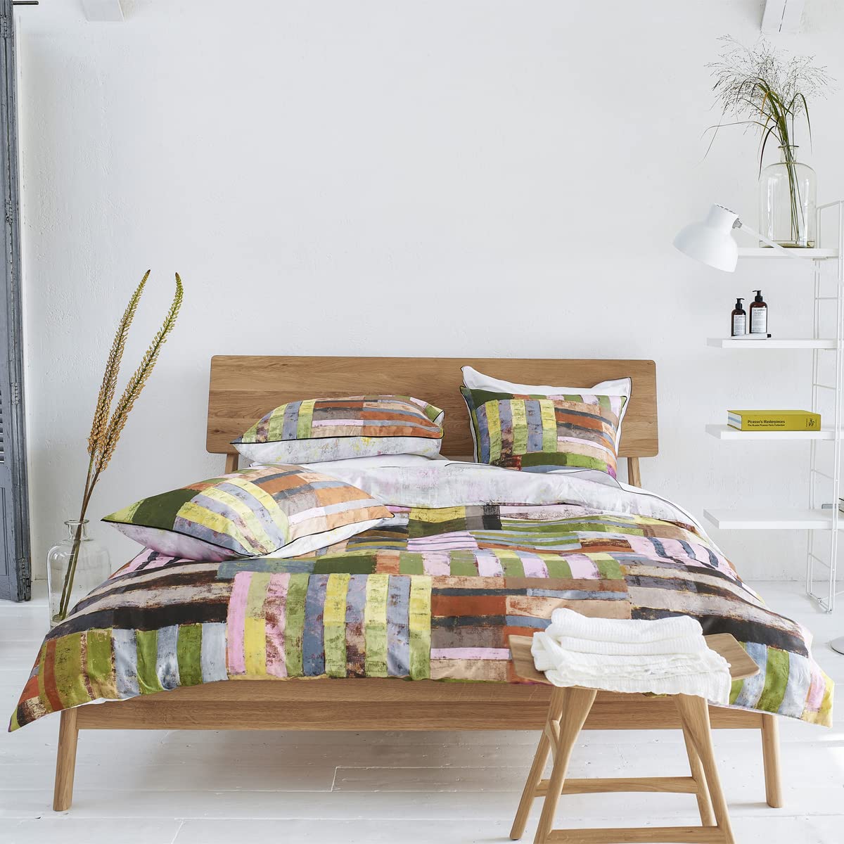 Designers Guild Cotton Sateen Printed Duvet Cover 140 x 200 cm Achara