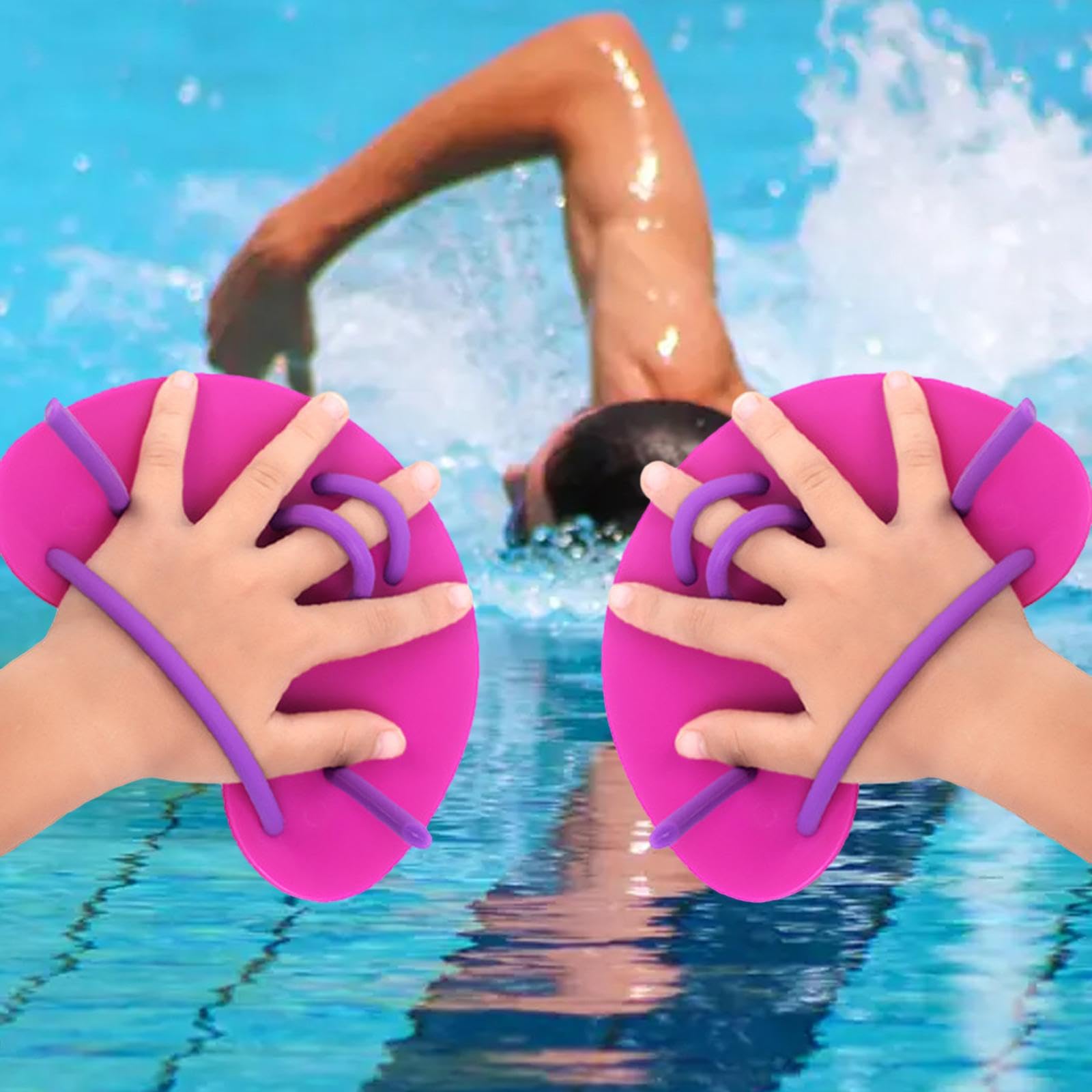 RNXRZANK 2X Advanced Swim Hand Paddles for Enhanced Training Experience